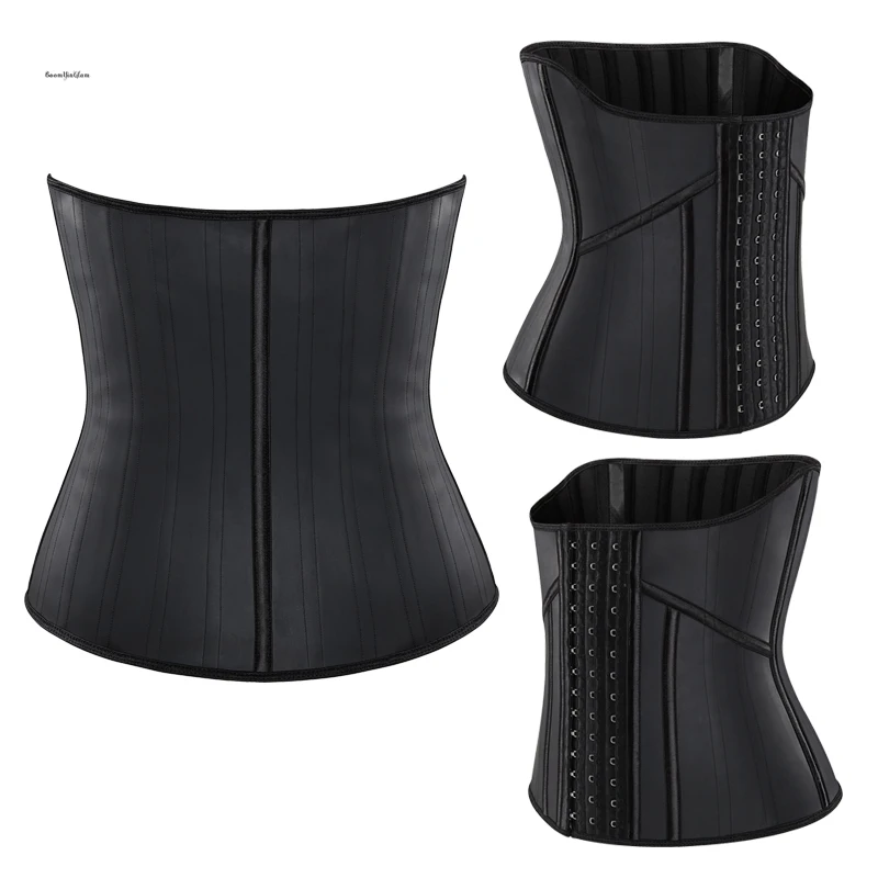 Latex Underbust Fitness Modeling Strap Reducing Belt 21 rods Waist Tummy Shaper Plus Size Hourglass Corset waist trainer
