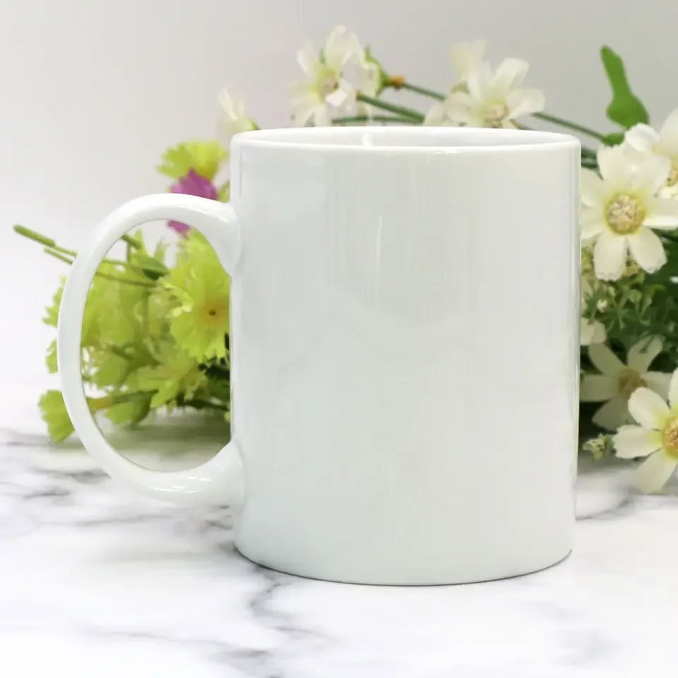 Personalized Porcelain White Mugs Customized Print Coffee Tea Mug