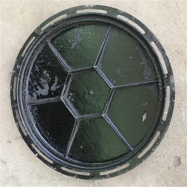 OEM En124 A15 B125 C250 Class D400 E600 F900 Round/Square Epoxy Coating Drain Grating Frame Ductile Cast Iron Manhole Cover