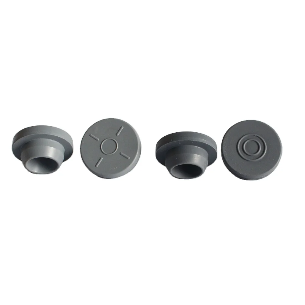 GL Customized 13mm 20mm 24mm 26mm 28mm 30mm 32mm Sterilized Medical Butyl Rubber Stopper for Vaccine Vial