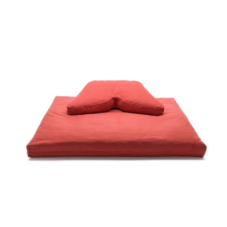 Washable Rectangle Floor Cushion Square Floor Seating Cushion Wholesale Meditation Cushions Outdoor Yoga Bolster Pillows Set