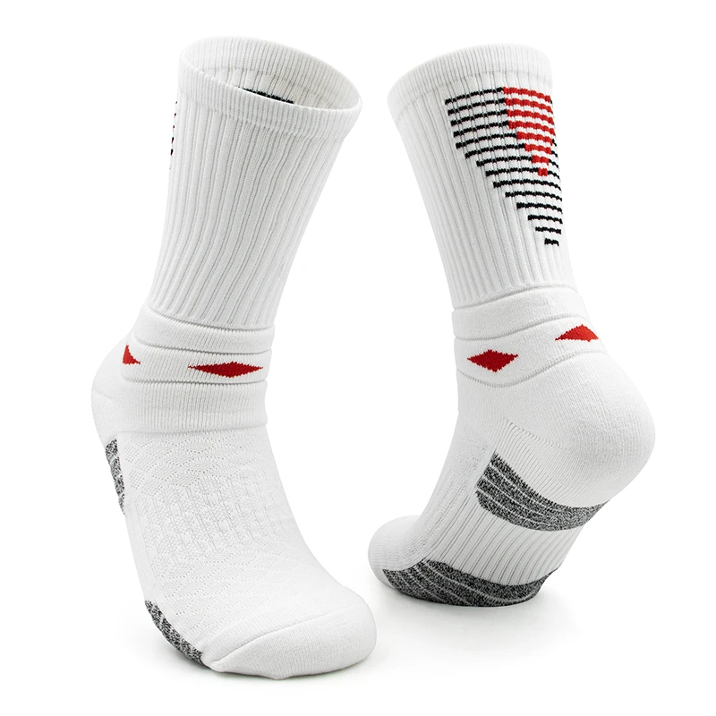 Wholesale Custom High Quality Men Casual Retro Vintage Colored Stripe Cozy Organic Cotton Long Ribbed Work Out Crew Socks