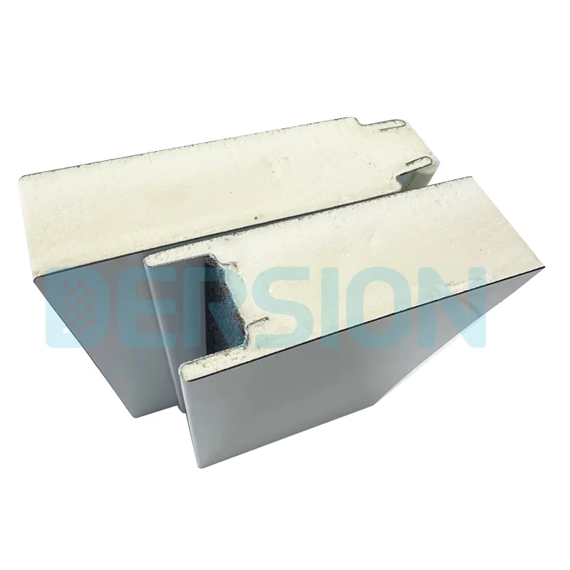 Hot Sandwich Panels GMP Certified PU Polyurethane Insulated Roof and Wall White Metal Steel sandwich Panel