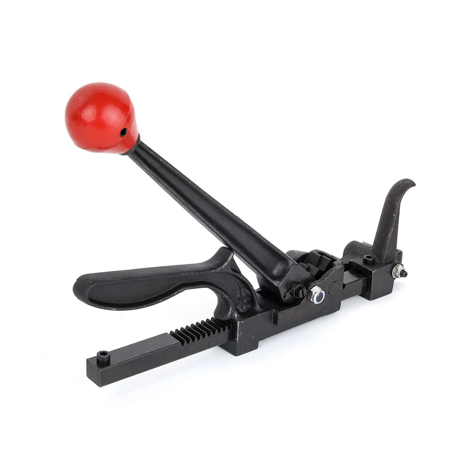 Light Weight Steel Strapping Tensioner with One Handle Operation for 19-32mm Straps