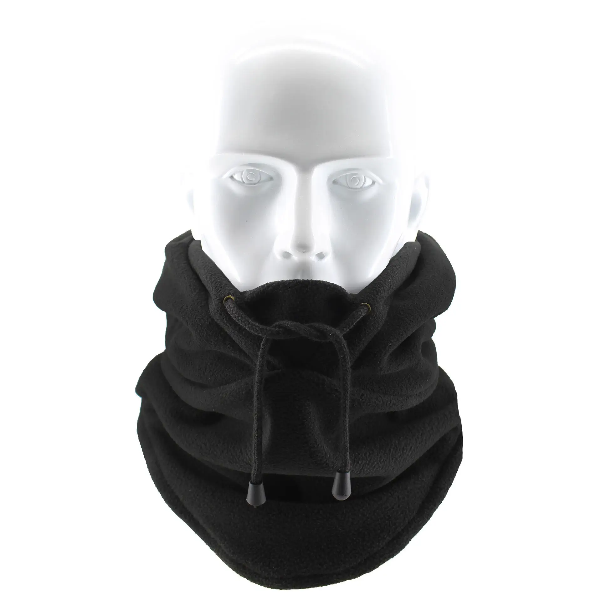 Thermal Fleece Balaclava Hat Hooded Neck Warmer Cycling Outdoor Skiing Men Masked Face Headgear Winter Cycling Cover Caps