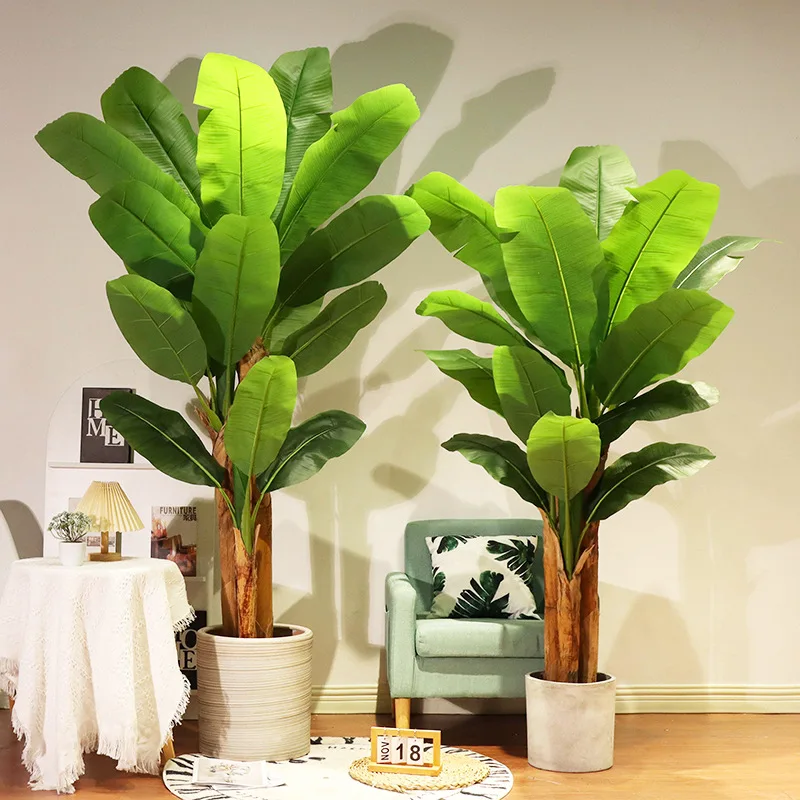 NEW Modern Coastal Tropical Artificial Plant Artificial Tree Artificial Bonsai For Wedding Room Party