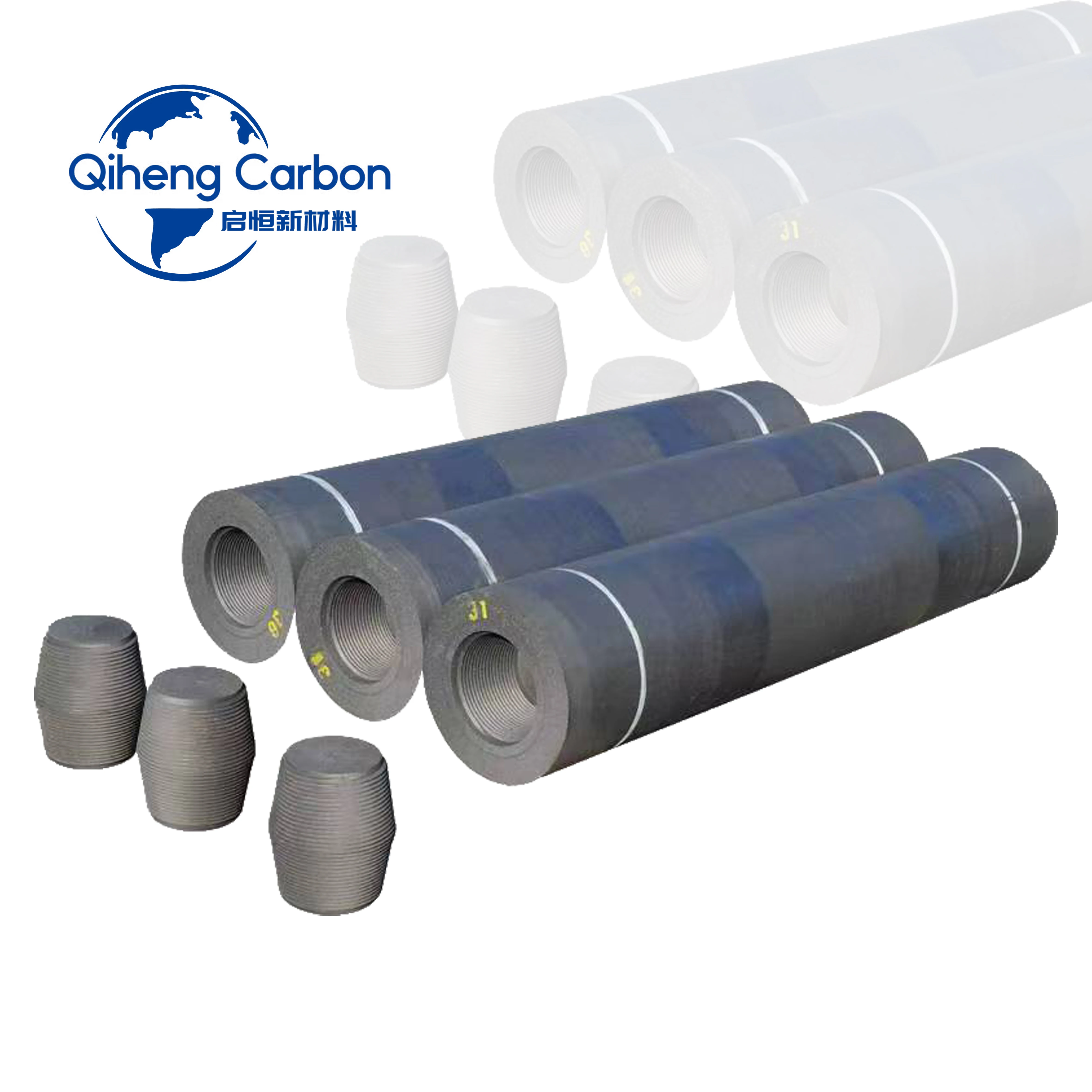 High Quality Anti-oxidation Treated Graphite Electrodes with Nipples for Electric Arc and Ladle Furnaces