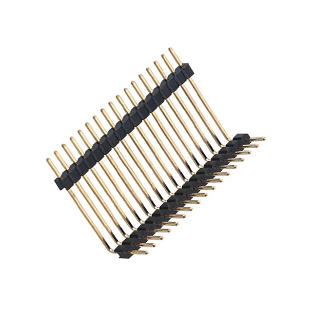 H2.0  Dual Plastic Single Row Right angle Type  Pin Header 2.0 Pin Header