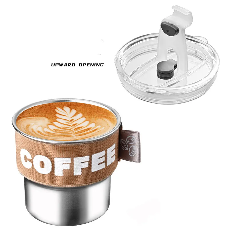 New outdoor portable travel stainless steel 304 leak proof  vacuum tumbler travel  mug milk tea coffee cup