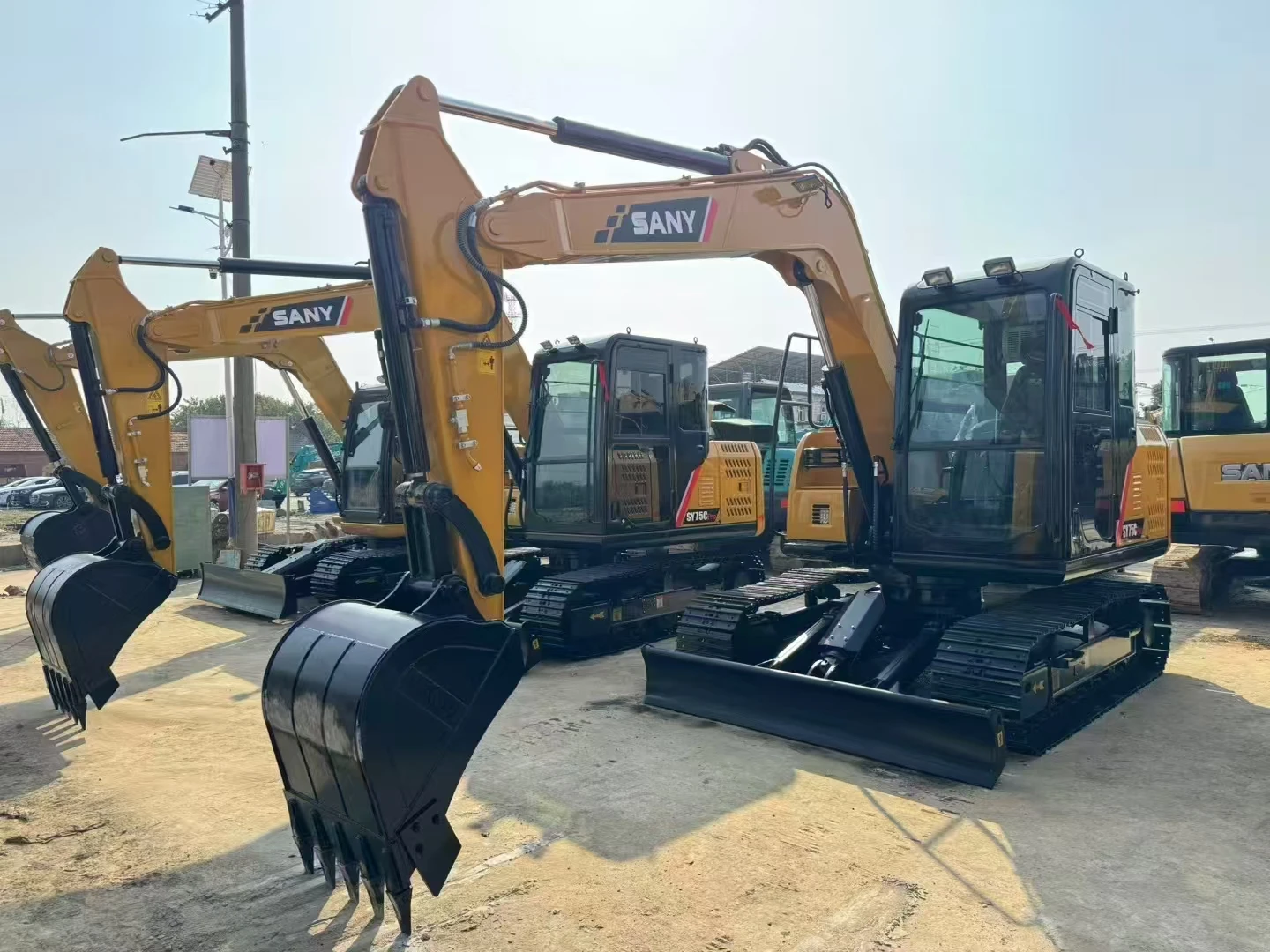0riginal Chinese Brand Sany Sy75c Pro Used Excavator  7.5 Ton Mini Excavator With Cheap Price
