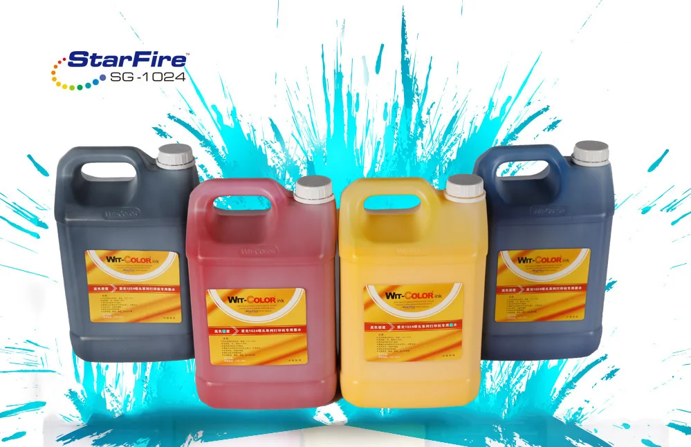 Outdoor flex printing ink spectra starfire 1024 head wit color solvent based ink