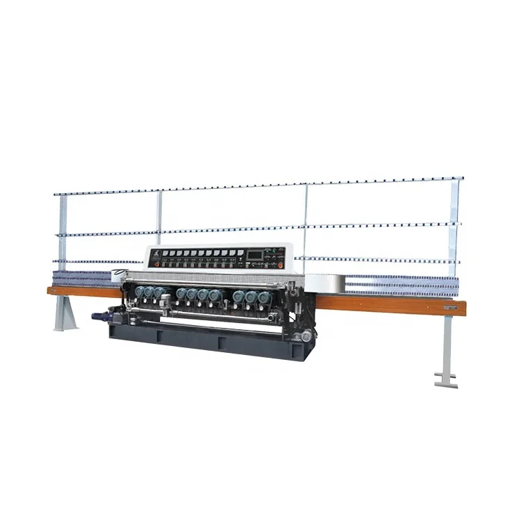 Manling MLX-371 11 Motors Glass Beveling Edging Polishing Machine  with PLC