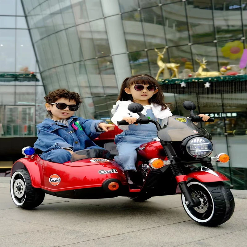 factory price 12v ride on battery  bike  kids electric motorbike 3 wheels kids motor bicycle for kid electric