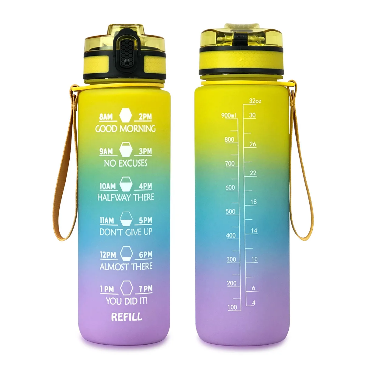2022 Eco friendly football transparent bike leak proof 1L bpa free customized logo water bottle