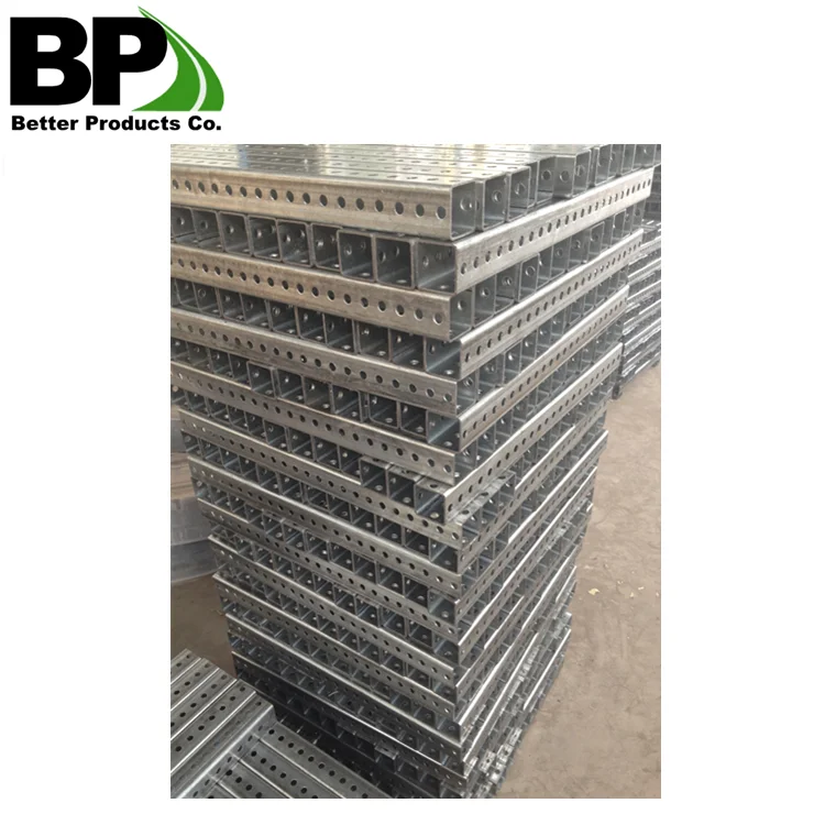2.00' Galvanized Sign Post OEM High Quality Perforated square Tube Traffic for Road Safety
