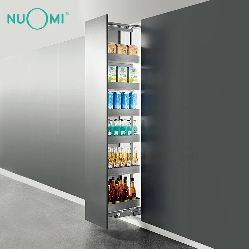 
NUOMI Alpha Series Pull Out Basket Revoling Tall Kitchen Cabinet Tall Unit 