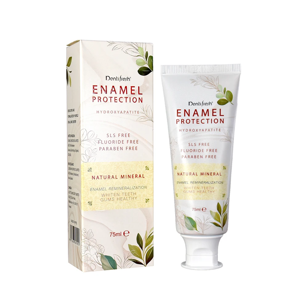 Wholesale SLS Free Hydroxyapatite Toothpaste Green Tea Flavor Teeth Whitening Organic Toothpaste For Adults