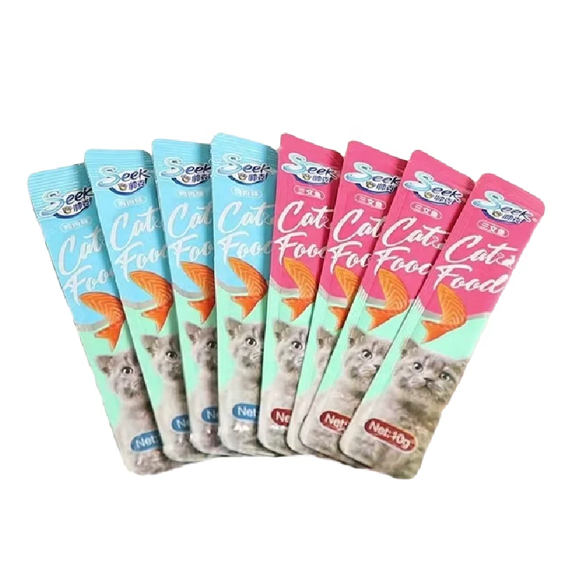 Pet Cat Creamy Snack Pouch Food Delicious Liquid Cat Licking Treats