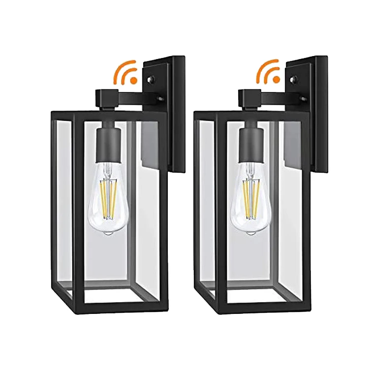 Aluminum outdoor waterproof modern decorative wall light IP65 Glass diffuser