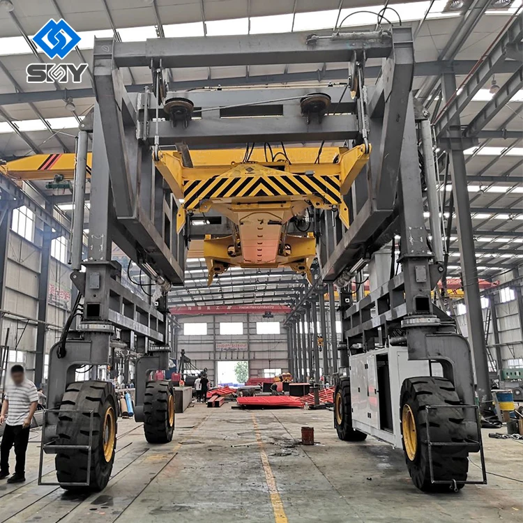 SGY Top Brand Rtg Type Crane Container Lifting System Rubber Tire Gantry
