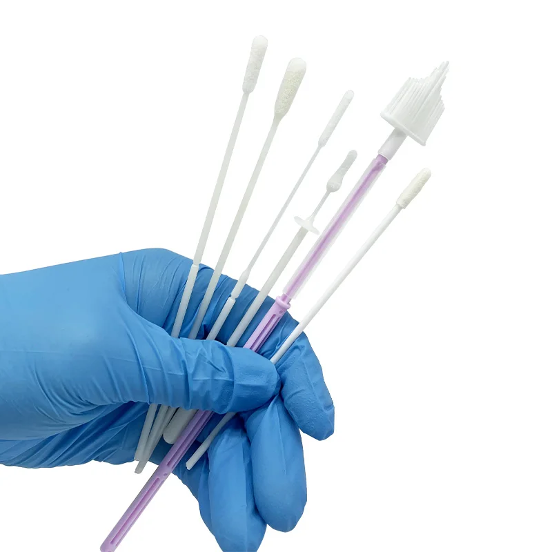 Disposable Oral And Nasal Sampling Swab Sponge Specimen Collection Swab Buccal Oropharyngeal Swab