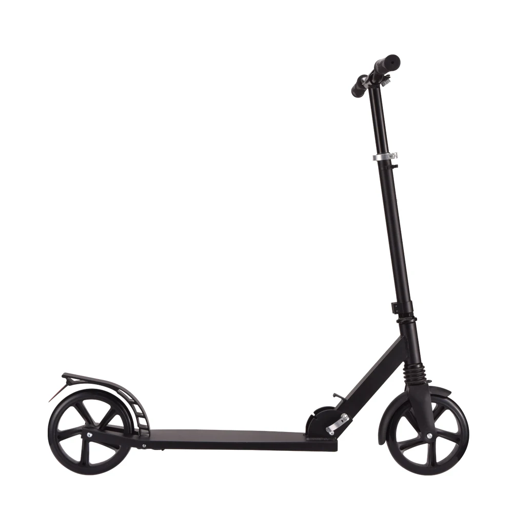 Китайский завод, высокое качество, 2 больших колеса из искусственной кожи, складной скутер, 200 ножная педаль, скутер для взрослых