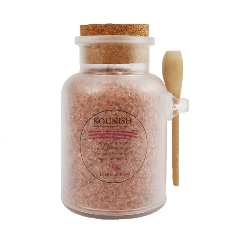 100% Pure Natural Himalayan Bath Salt Fruit Essence Lavender Body