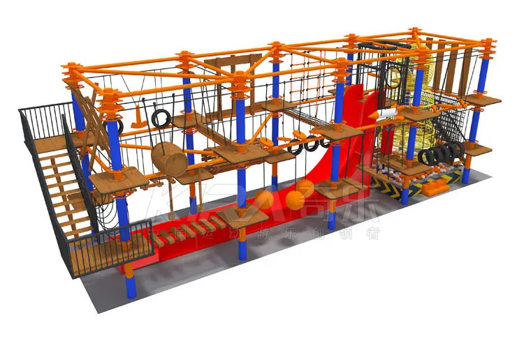 Custom Size Amusement Park with complex sports indoor playground equipment for kids
