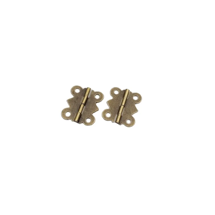 Hardware Factory Customized 180 Degree Butterfly Mini Hot Sale High Quality Metal Jewellery Box Hinge