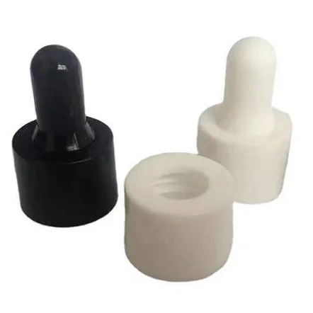 
Оптовая продажа, упаковка для эфирного масла, стеклянная пипетка, силиконовая резиновая лампа, алюминиевая крышка с отверстием, пипетка 