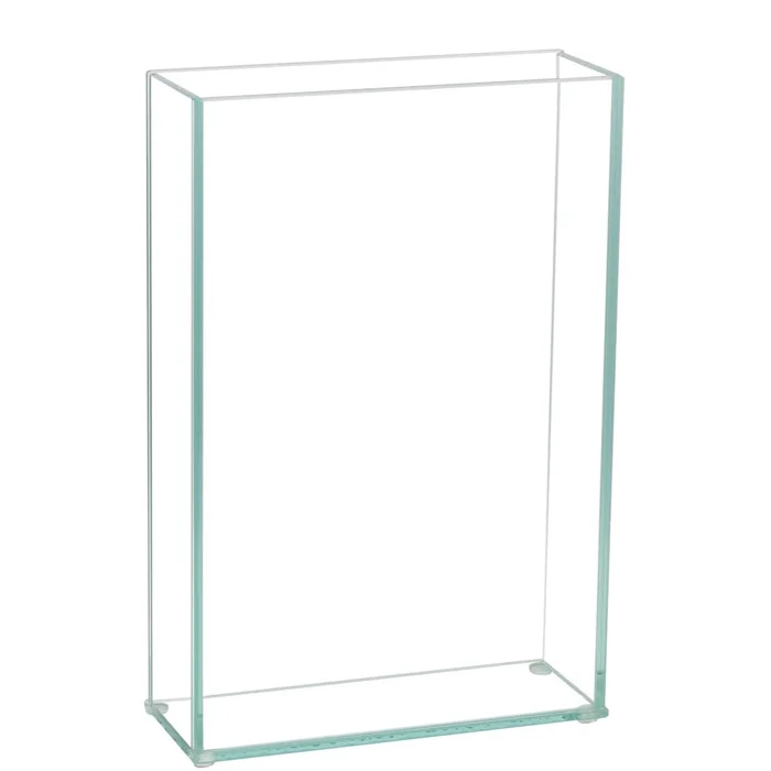 Flat Rectangle Clear Acrylic Flower Vase For Home Wedding Decor Vases Premium Cube Lucite Flower Vase
