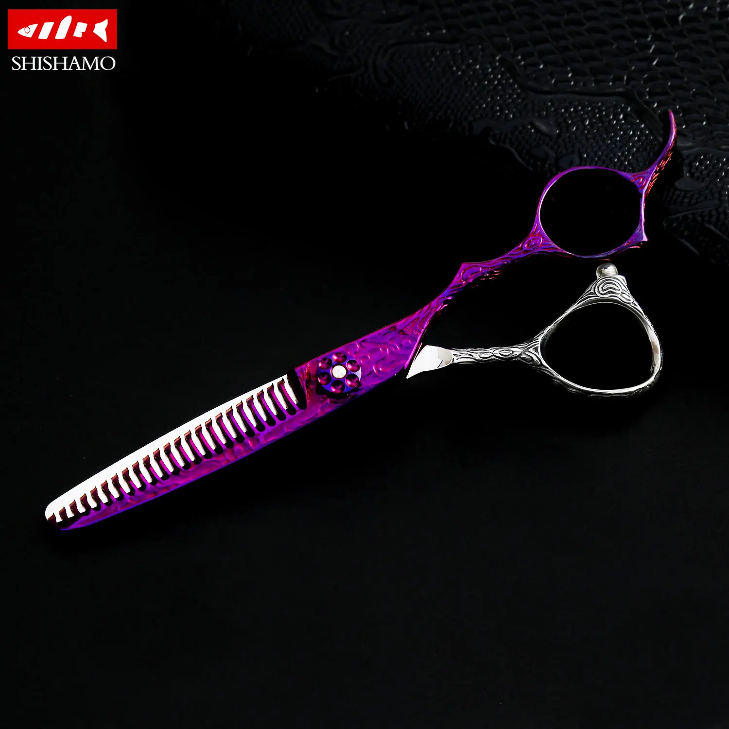 Premium Japan VG10  High quality Violet Hair Thinning Scissors CNC Hairdressing Shears Barber Cutting Scissors Tijeras For Salon