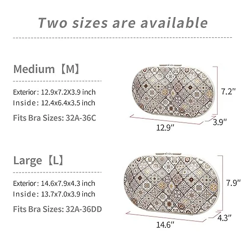 Customized breast pump storage case Underwear Zip Portable Storage Box Storage Carrying Bra Case For Ladies