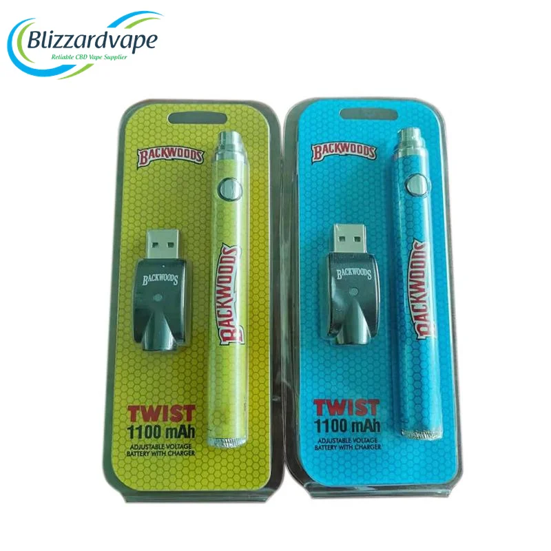 Backwoods Cbd Vape Battery Adjustable Voltage Cbd Cartridge Vape Pen Battery 2021 Twist Cbd Battery Pen