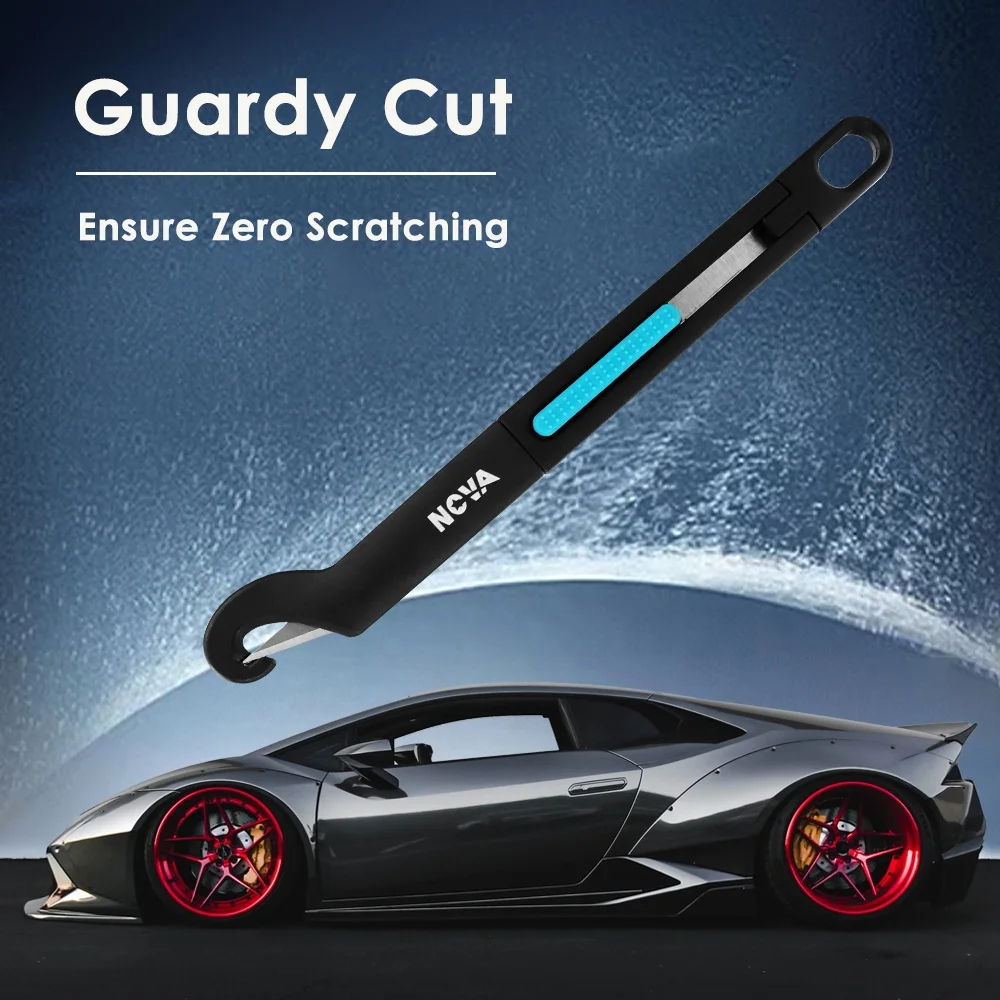 Cutting PPE and window tint safety guard car vinyl wrap cutter
