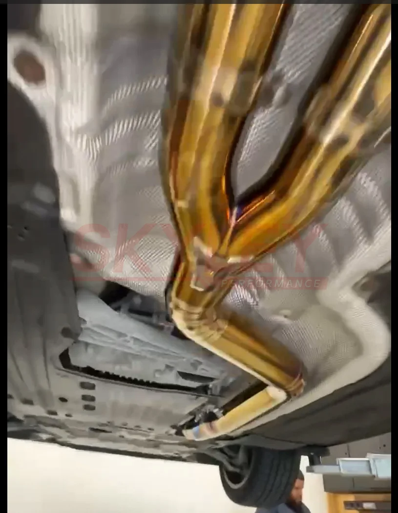 Трубка выхлопной трубы задняя высокопроизводительная Титан для Bmw M340i M440i G20 G22 B58 3 0 t Catback Valvetronic глушитель картонная коробка