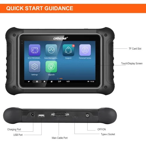 OBDSTAR DC706 инструмент для экю полной версии с MP001 набор автомобиля и мотоцикла ECM & TCM BODY Clone от OBD или скамейки