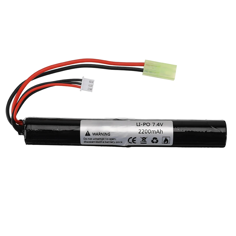 18650 Water Pump Lipo Battery 2200mah 2s 7.4v For Akku Mini Airsoft Gun Water Gun Battery Parts Tamiya Sm Connector For Air Pump
