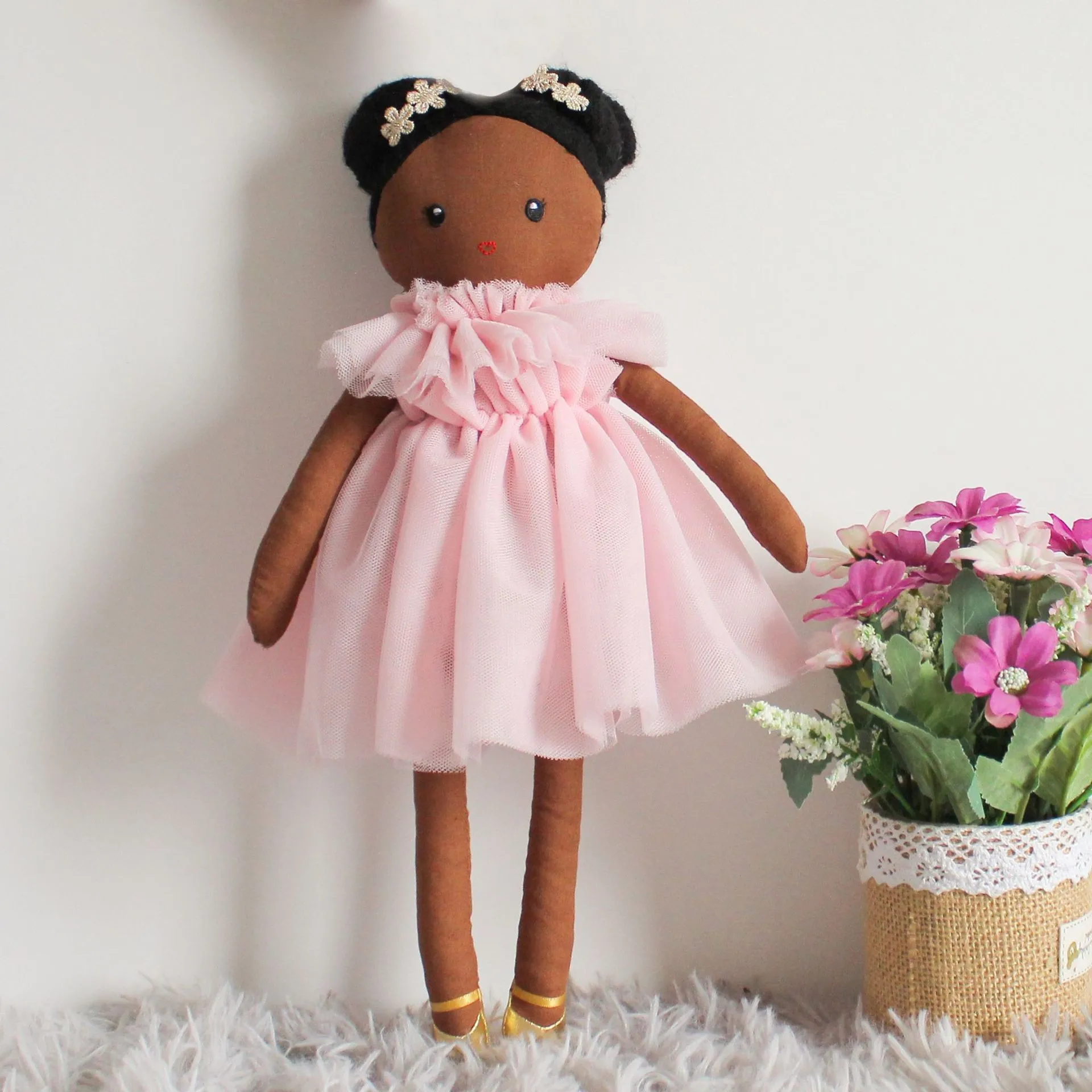 Wholesale Princess dress dolls Cute wear lace dress plush toys sleeping soothing doll Rag super soft girl gift
