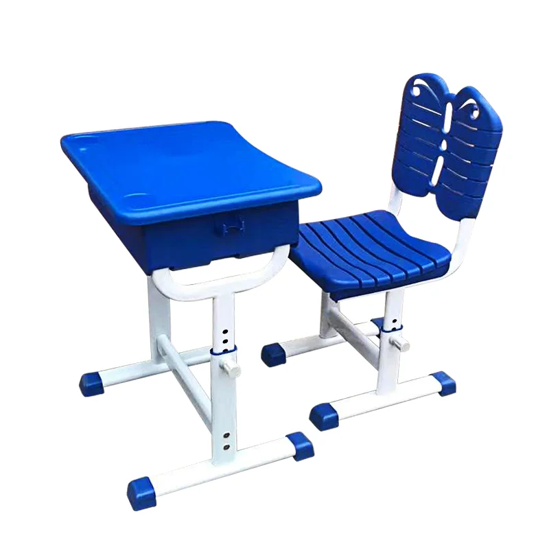 student table kids hot sale school furniture high quality wood desk with chair plastic