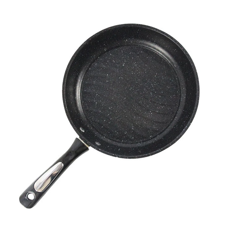 Multi-layer Die Casting Stone Big Cooking Pan Maifan Stone Cookware Pans Non-stick Pots
