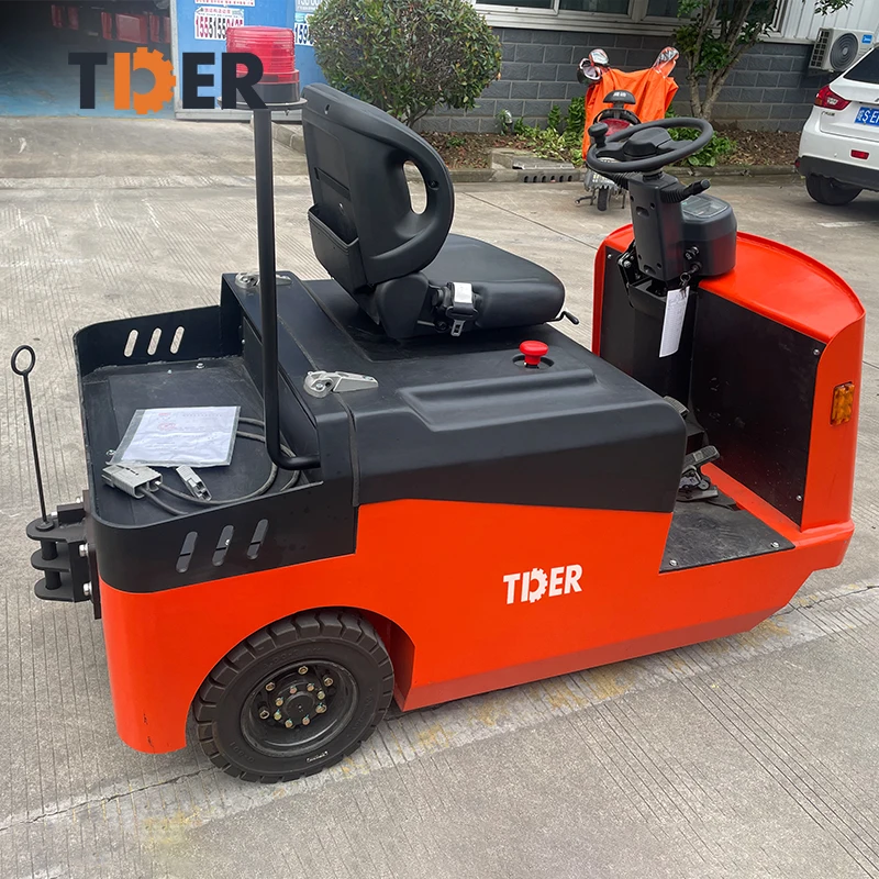 Tder New Aircraft Ground Luggage Tractor GSE Mini 24V Electric 4000kg 4 Ton Tow Truck with CE in Mexico