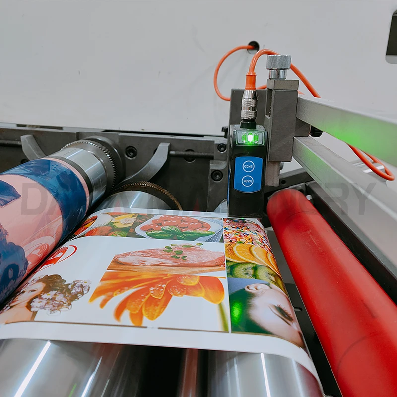 Flexo Die Cutting and Printing Machine Plc Bopp Tape Roll to Roll Flexo Printing Machine
