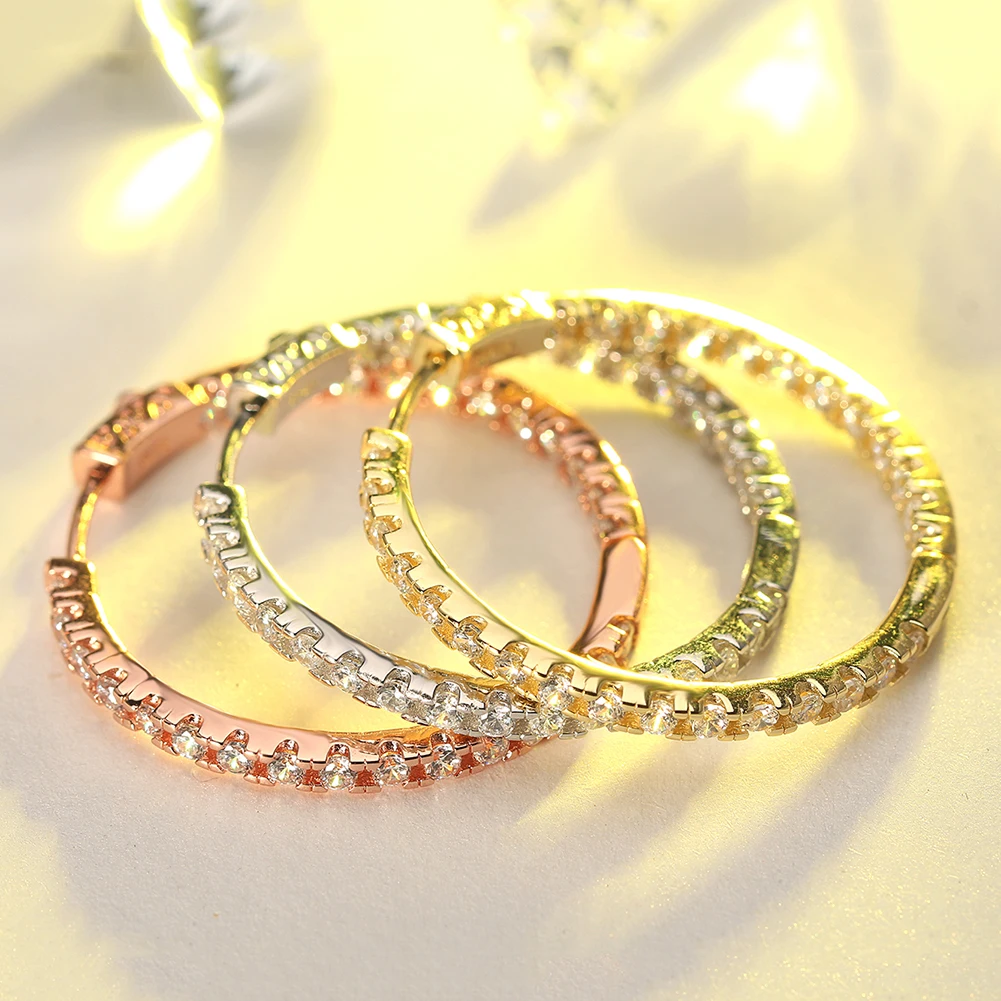 RINNTIN ODM ювелирные изделия логотип стерлингового серебра 925 браслет ожерелье кольцо серьги Подходит для модных женщин