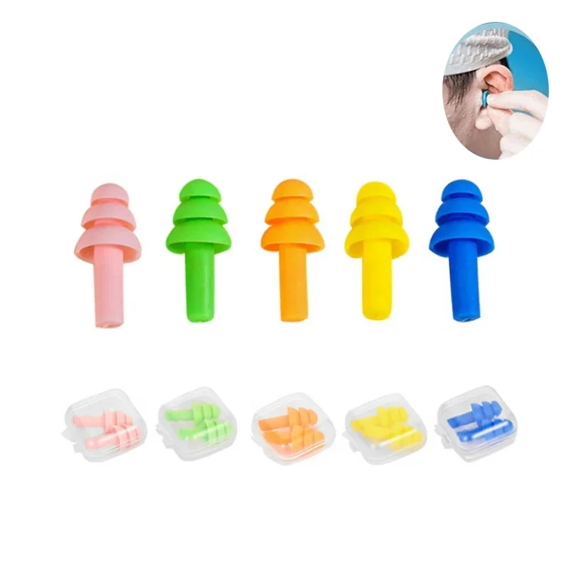 Высококачественные мягкие силиконовые ушные вкладыши шумоподавляющие звуконепроницаемые силиконовые ушные вкладыши для сна
