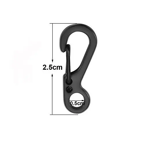 Mini SF Spring Backpack Clasps Climbing Carabiners EDC Keychain Camping Bottle Hooks Tactical Survival Gear