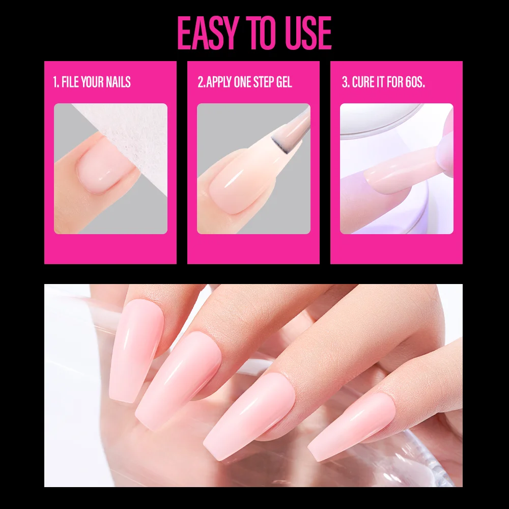 Free Sample 17ml Wholesales Price 3in1 Color Gel Polish Private Label Color Custom Logo One Step Gel