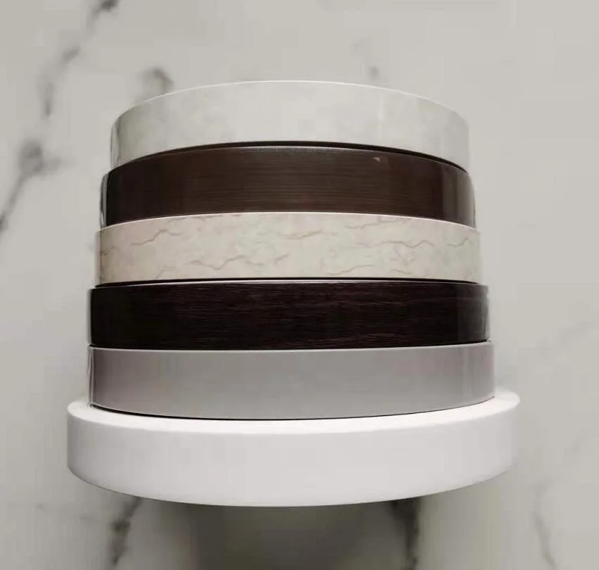 Матовая и тисненная ПВХ лента для кромки мебели, пластиковая облицовочная лента для шкафа