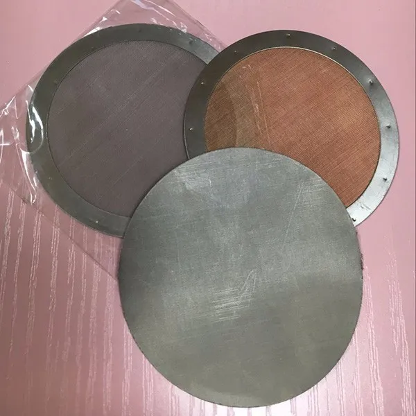 FINE Premium Rainbow Metal cafe conceto aero press filter disc for use with Coffee Makers