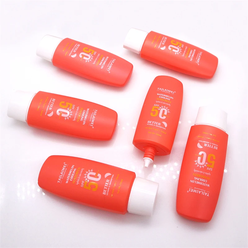 TAILAIMEI Custom Sunscreen Spf 50 Vitamin Suncream Long Lasting Time Protection Refreshing Sun Light Cream Soothing Sun Cream